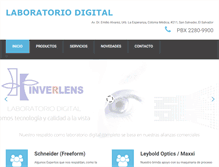 Tablet Screenshot of inverlens.com